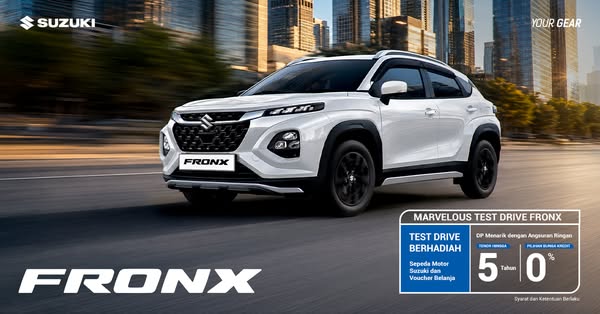 Promo Suzuki Fronx - Test Drive Berhadiah